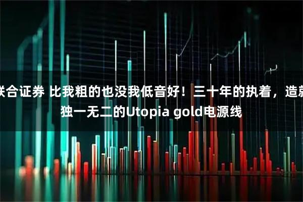 联合证券 比我粗的也没我低音好！三十年的执着，造就独一无二的Utopia gold电源线